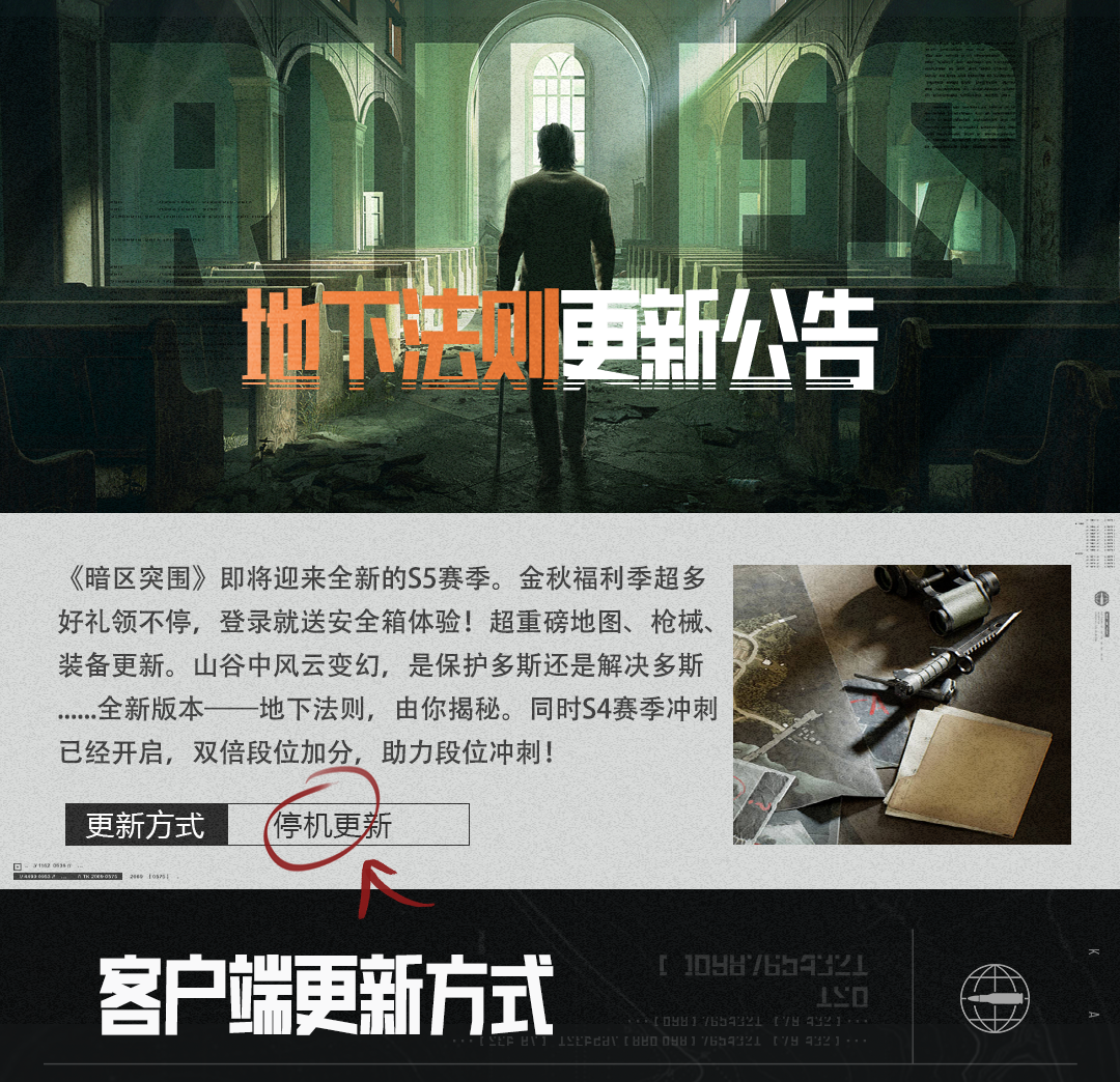 iOS与安卓新版本更新指南：地下法则版本首曝时间及S5赛季全新内容详解